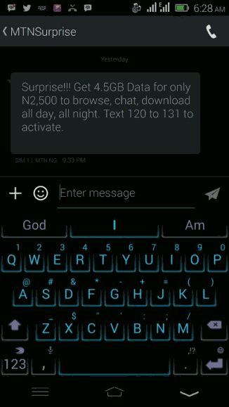 MTN SURPRISE UPDATE: Price Drop On
Data Rates Officially