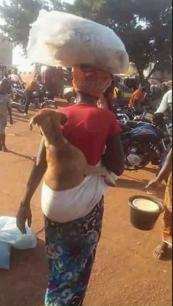 See What a Woman Did in the Market Place that Got People Talking (Photo)