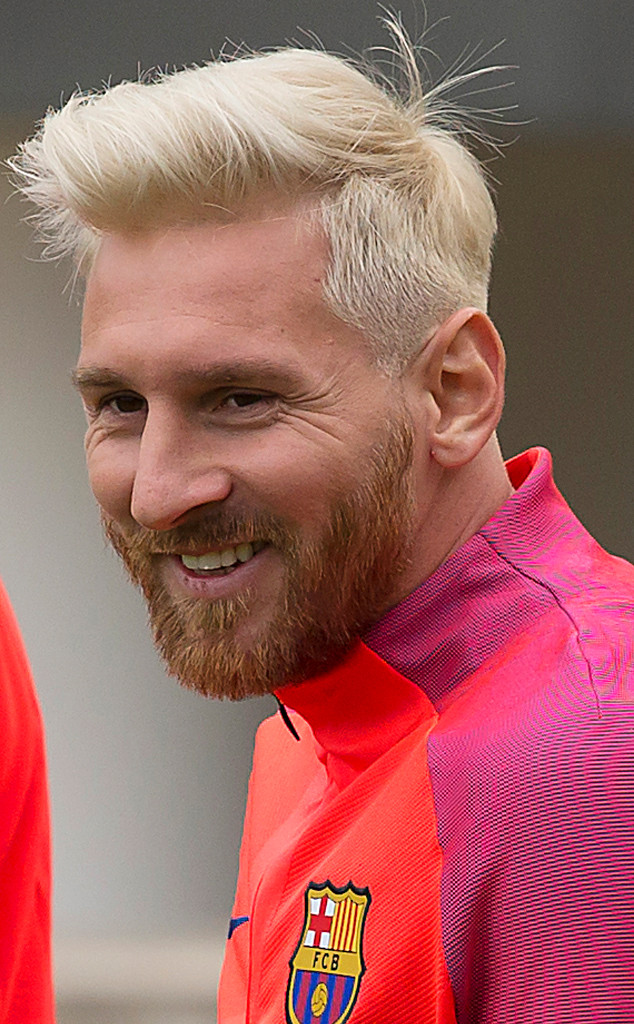 Messi reveals reasons for going blonde