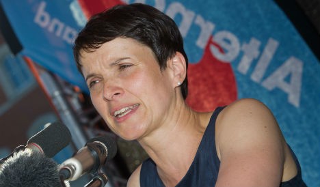 AfD’s Petry bashes Chancellor Merkel over childlessness