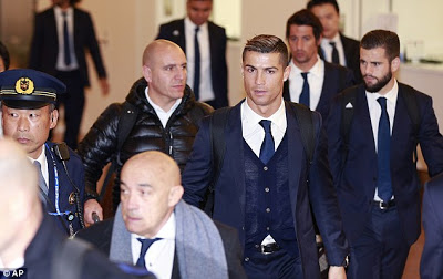 Cristiano Ronaldo And Real Madrid Teammate Touch Down In Japan In Style