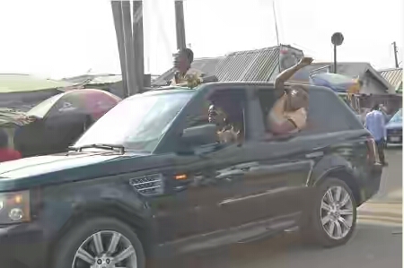 Top MMM guiders in Delta state showcase their wealth on the streets (Photos)