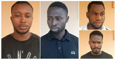 EFCC Arrests 4 Yahoo Boys In Ibadan (Photos)