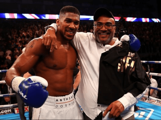 #JoshuaTakam: Anthony Joshua Pose With His Nigerian Dad After His Big Win Over Carlos Takam