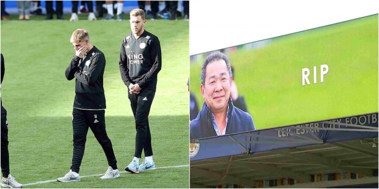 Leicester stars gather to mourn owner Vichai Srivaddhanaprabha
