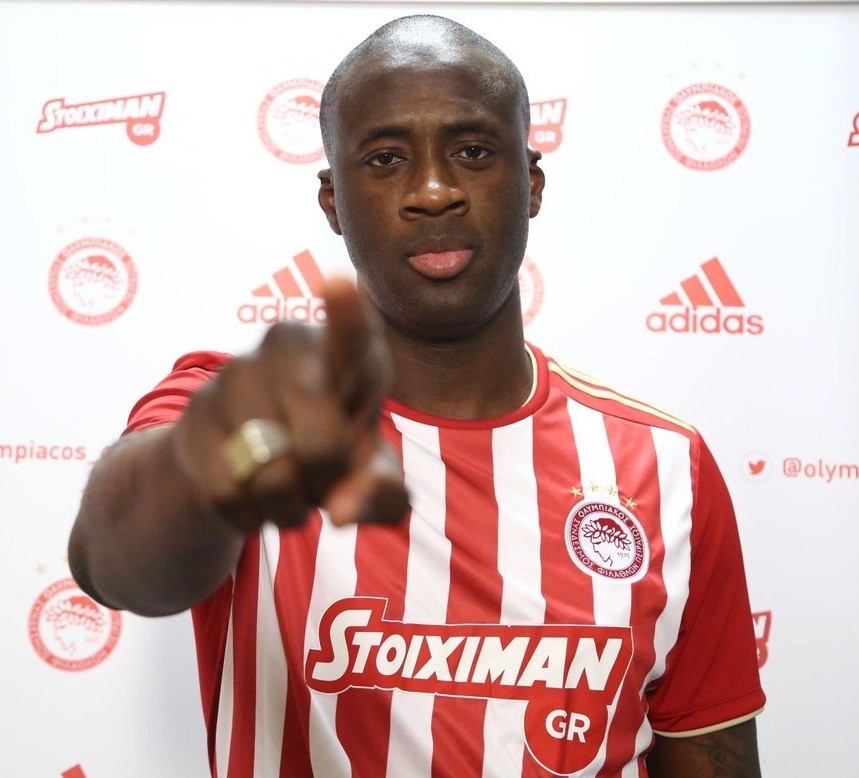 Football club Olympiacos terminates Yaya Toure’s contract after just three months