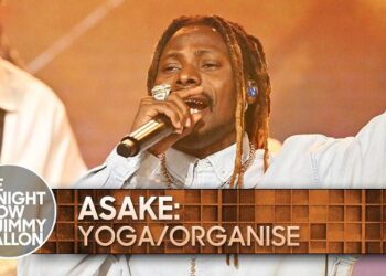 Asake performs “Yoga and Organise” on The Tonight Show