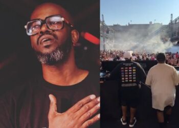 Black Coffee shows support to Major League DJz in Ibiza (Video)