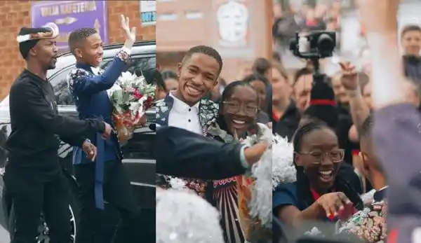 Lasizwe surprises fan at her Matric Dance (Video)