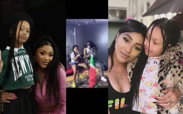Kairo Forbes and Nadia Nakai rehearse AKA’s song, “Jika” (Video)