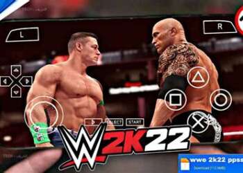 WWE 2k22 PPSSPP – PSP Iso Save Data Textures Download Android