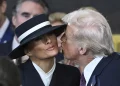 Watch: Donald Trump’s air kiss with Melania at inauguration goes viral
