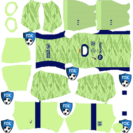 F.C Barcelona Kits 2024 – 25 For Dream League Soccer 2025